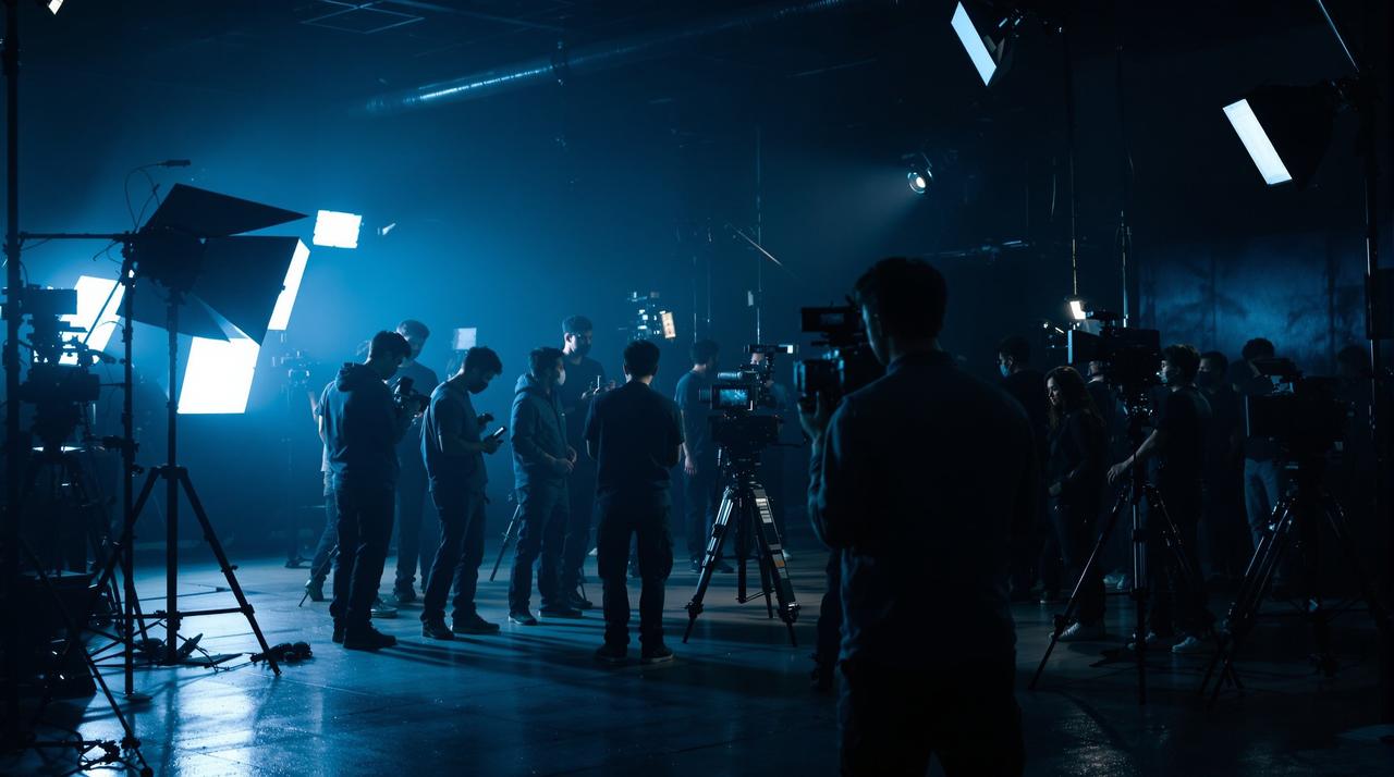 小蓝视频制作现场